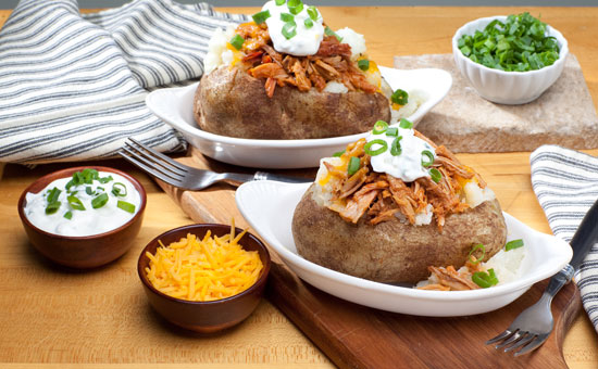 bbq stuffed potatoes