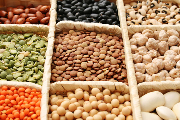 grains and beans