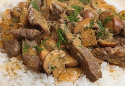 beef stroganoff