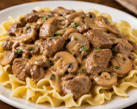 Beef Stroganoff