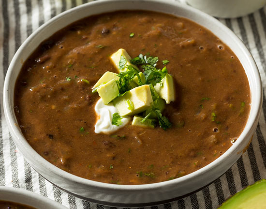 black bean soup