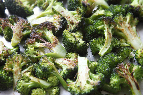Roasted broccoli and bacon