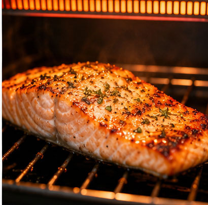 broiling fish
