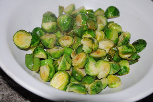 roasted sprouts