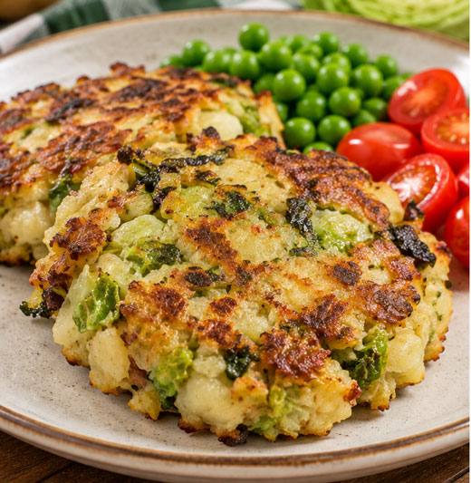 Easy Bubble and Squeak leftover cooked potatoes and vegetables