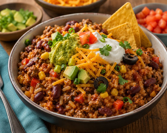 Easy burrito bowls