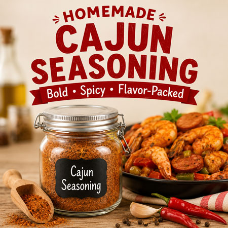 Homemade cajun seasoning