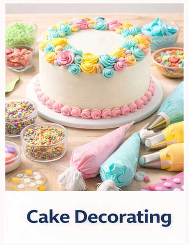 Kids cake decorating