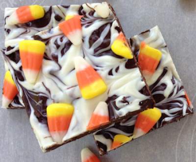 candy corn bark