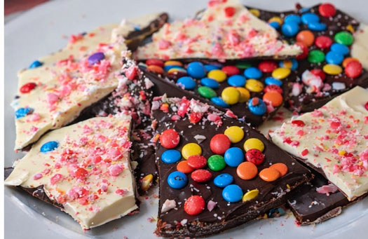 chocolate bark
            pieces