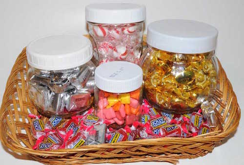candy jar basket