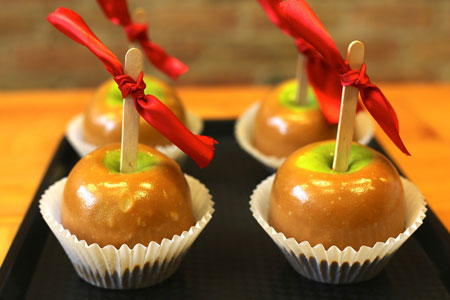 caramel apples