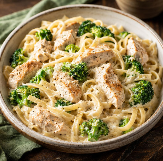 Chicken & Broccoli Alfredo