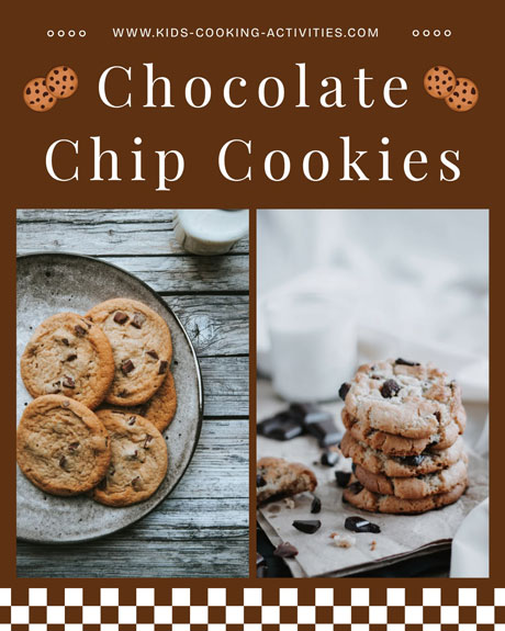 Chocolate chip cookies with milk