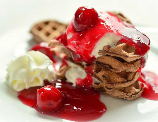 chocolate waffles