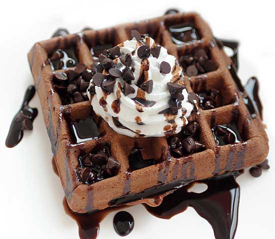 chocolate waffles