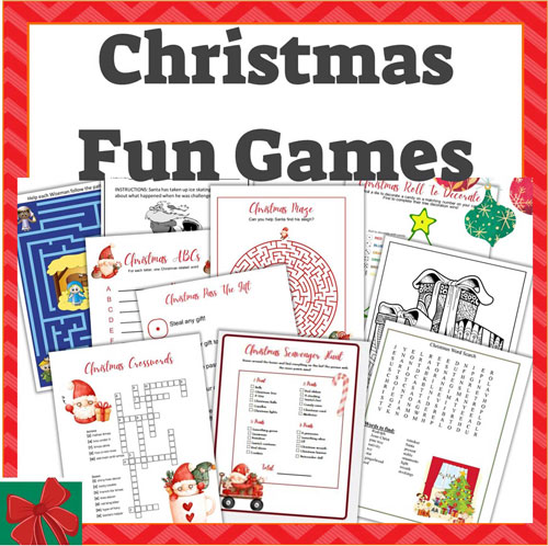 Christmas crafts printable pack