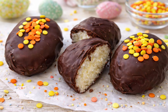 coconut cream eggs-kca
