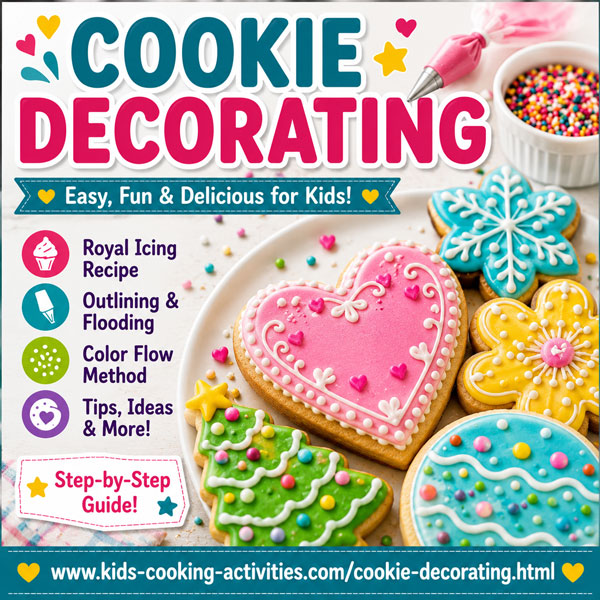 cookie decorating tutorial for kids with royal icing