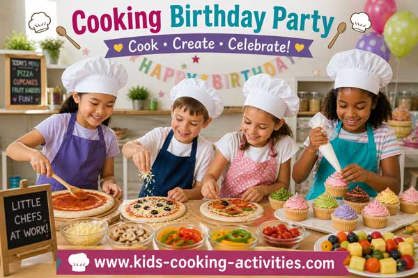 Cooking birthday party ideas