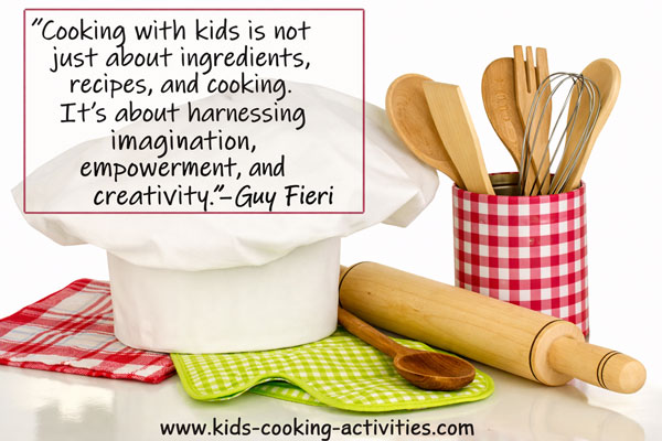 Cooking creativity quote for kids