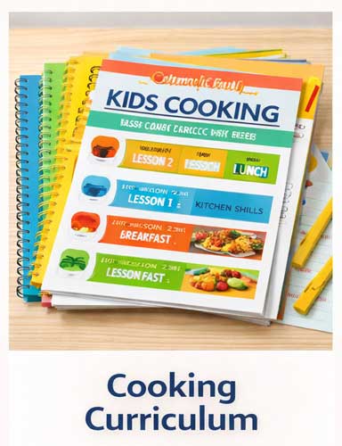 Kids cooking teaching materials and curriculum