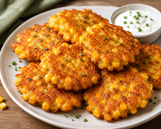 Gluten free corn fritters