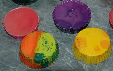 crayon muffins