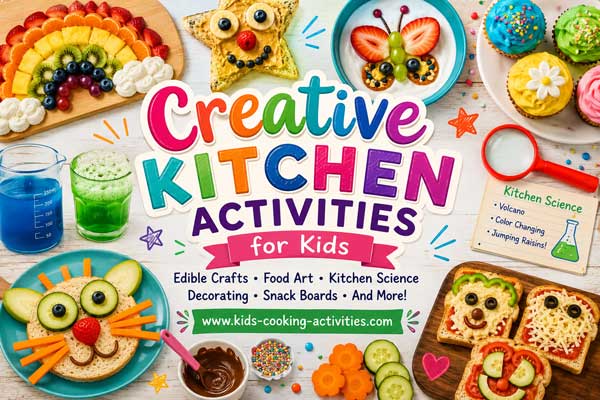 Creative kitchen activities for kids
