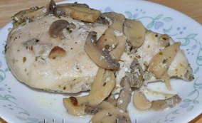 crockpot mushrooms and chicken