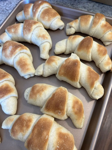 homemade croissants