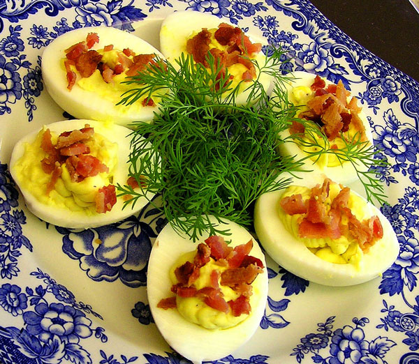 deviled eggs