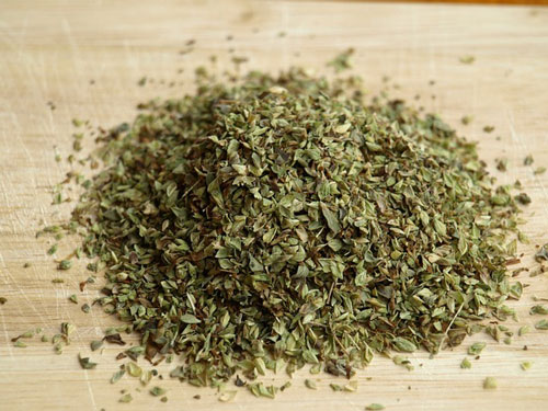dried oregano herbs