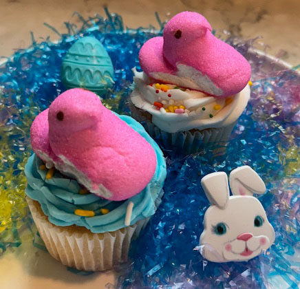 peeps cupcakes