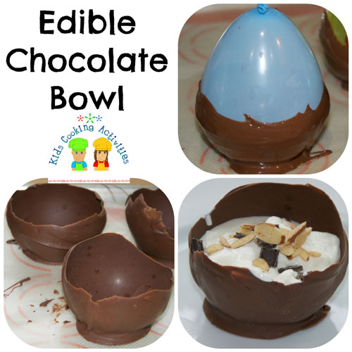 edible chocolate bowl