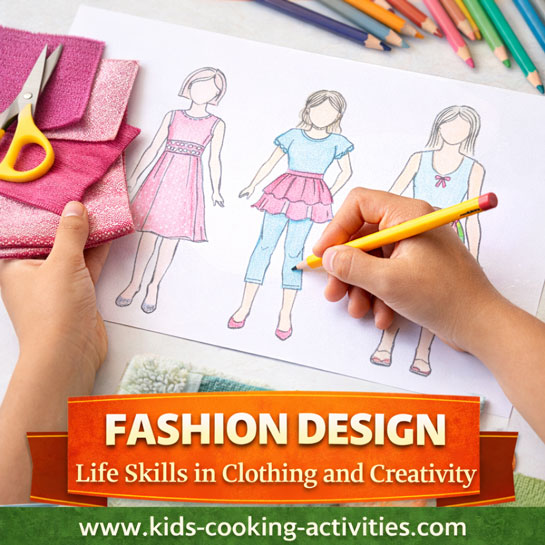 Fashion design teaching life skills