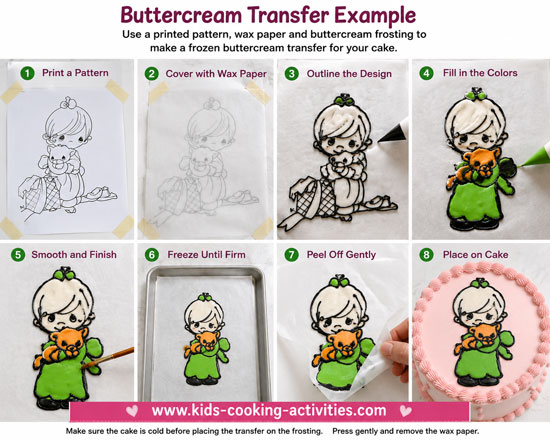 buttercream transfer pattern