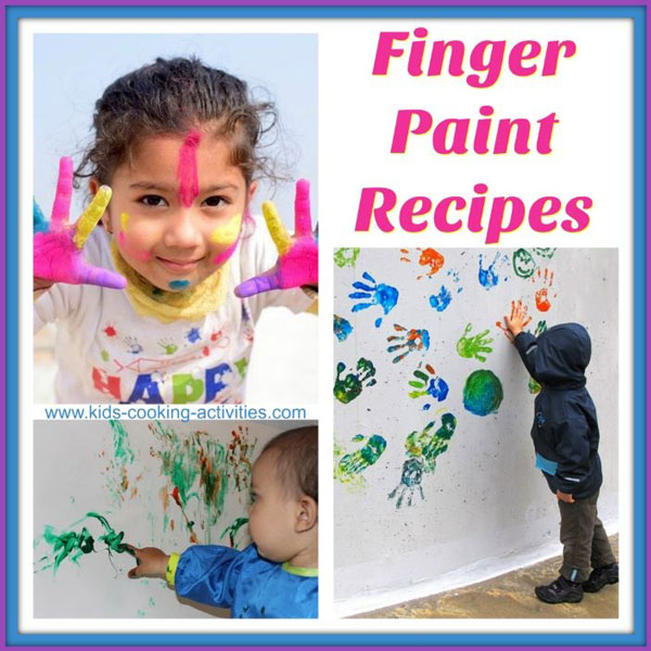 finger paint recipes