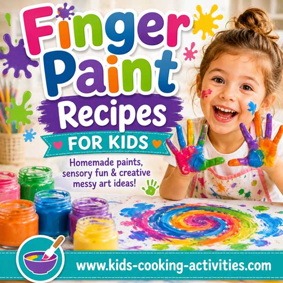 Homemade finger paint recipes for kids