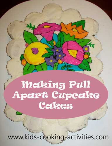 making pull apart cakes