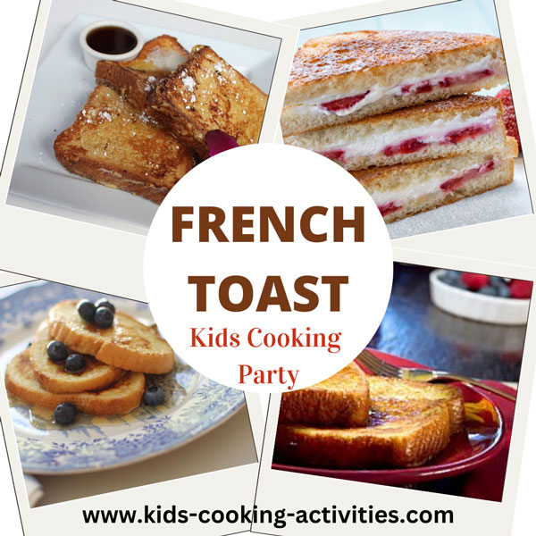 french toast kids cooking activity