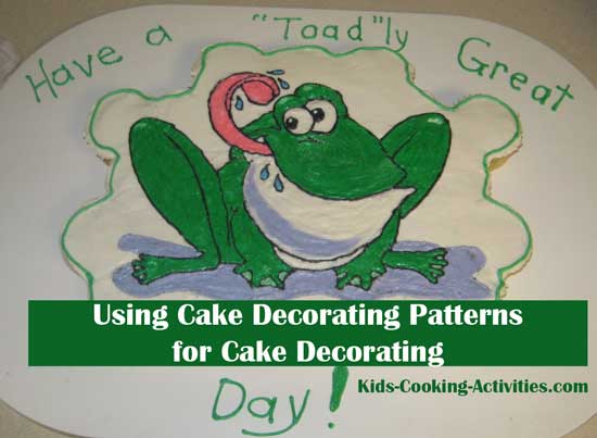 cupcake decorating with patterns