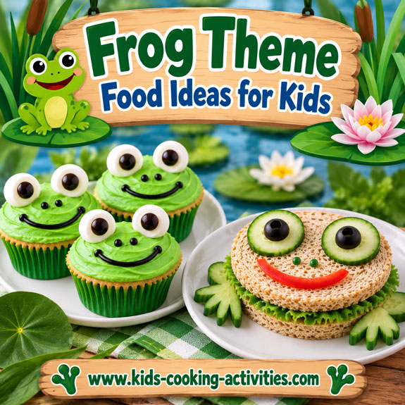 Frog theme food ideas for kids