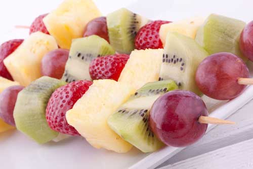 fruit skewers