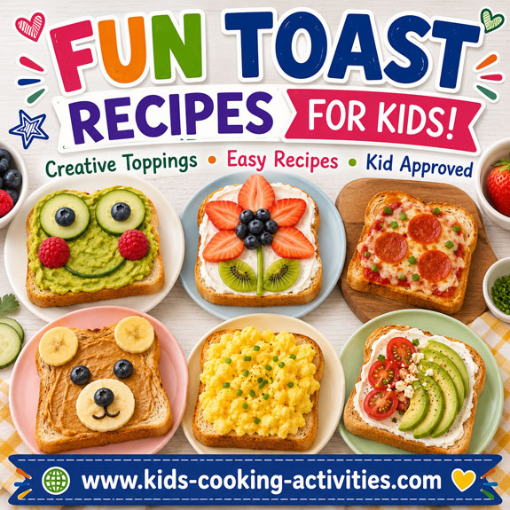 Fun toast recipes for kids
