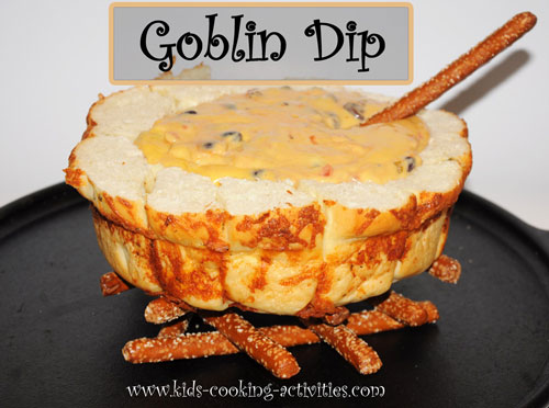 goblin cheese dip fondue