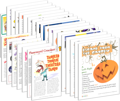 Halloween Party Games Pack: over 50 printables for all the family!