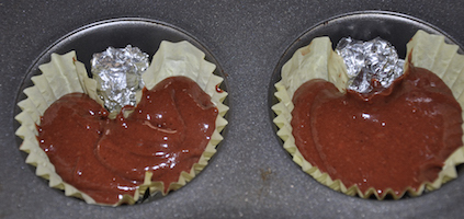 heart cupcakes batter