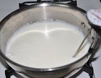 heating milk