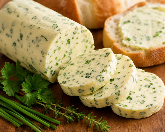 Homemade herb butter